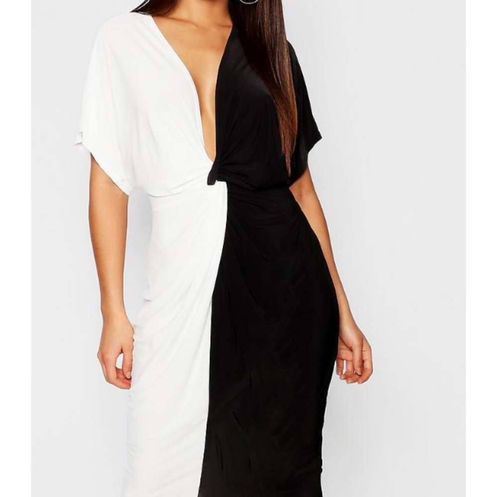 Black and white dress